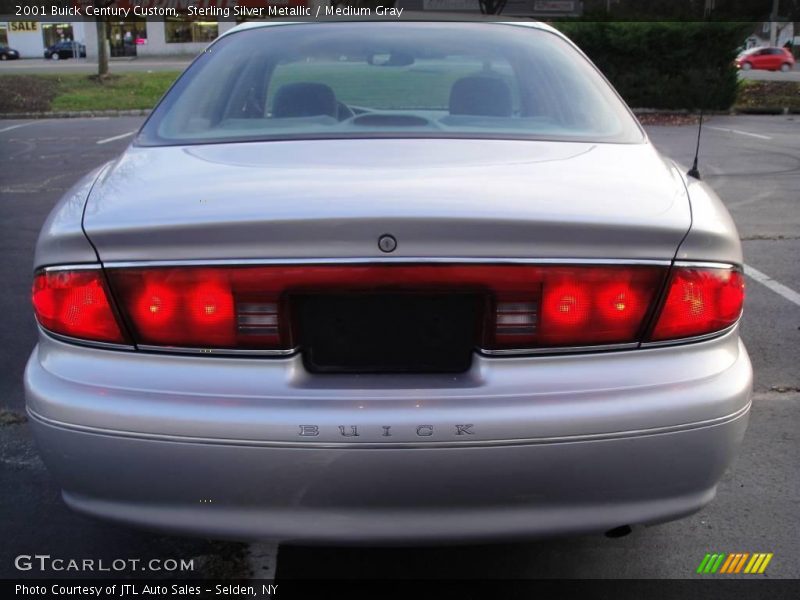 Sterling Silver Metallic / Medium Gray 2001 Buick Century Custom