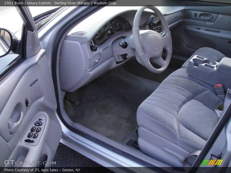 Sterling Silver Metallic / Medium Gray 2001 Buick Century Custom