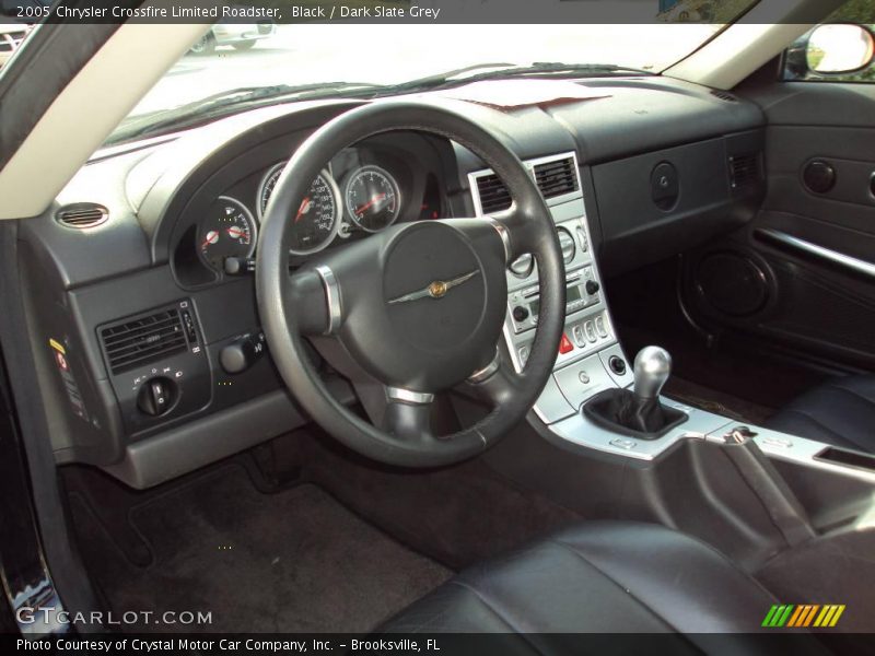 Black / Dark Slate Grey 2005 Chrysler Crossfire Limited Roadster