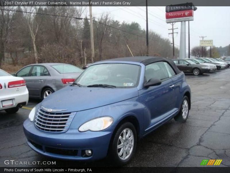 Marine Blue Pearl / Pastel Slate Gray 2007 Chrysler PT Cruiser Convertible