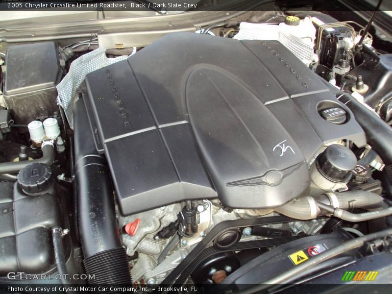 Black / Dark Slate Grey 2005 Chrysler Crossfire Limited Roadster