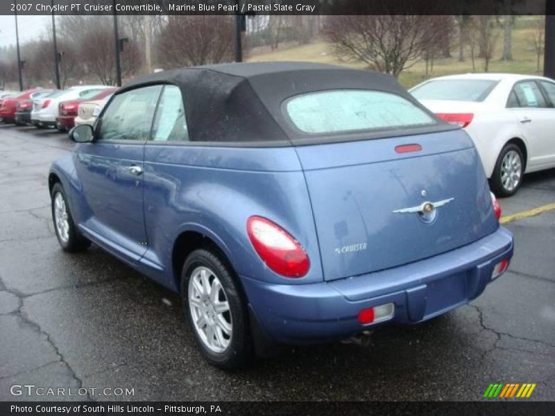 Marine Blue Pearl / Pastel Slate Gray 2007 Chrysler PT Cruiser Convertible