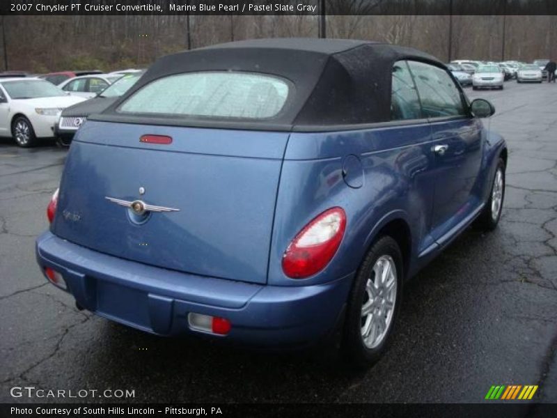Marine Blue Pearl / Pastel Slate Gray 2007 Chrysler PT Cruiser Convertible
