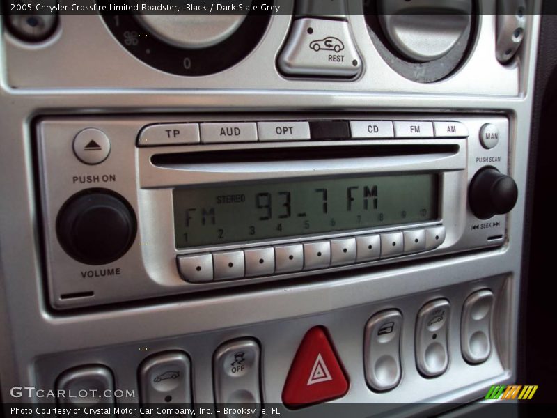 Black / Dark Slate Grey 2005 Chrysler Crossfire Limited Roadster