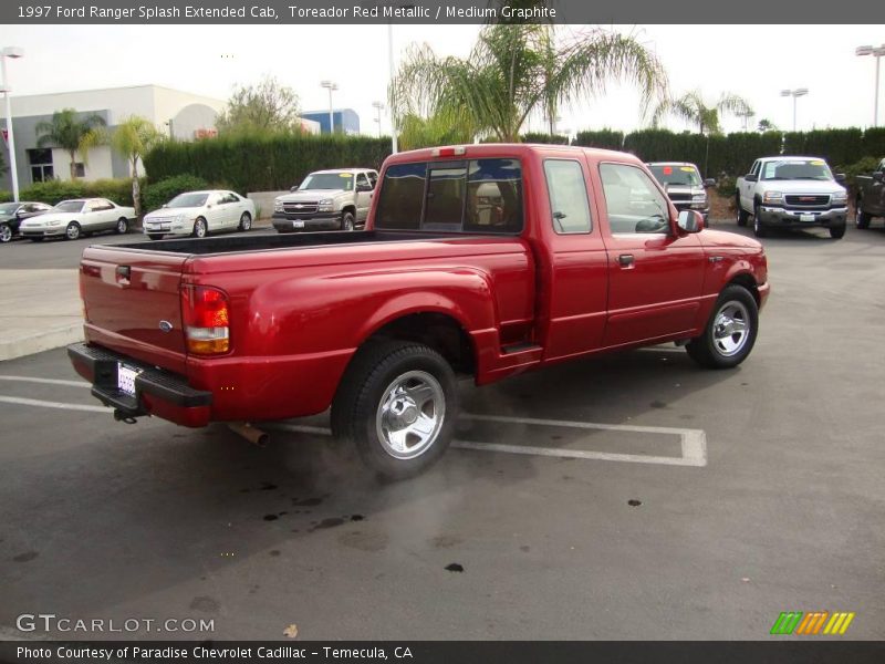 Toreador Red Metallic / Medium Graphite 1997 Ford Ranger Splash Extended Cab