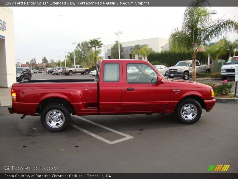 Toreador Red Metallic / Medium Graphite 1997 Ford Ranger Splash Extended Cab