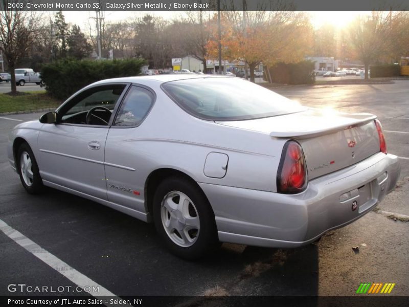 Galaxy Silver Metallic / Ebony Black 2003 Chevrolet Monte Carlo SS