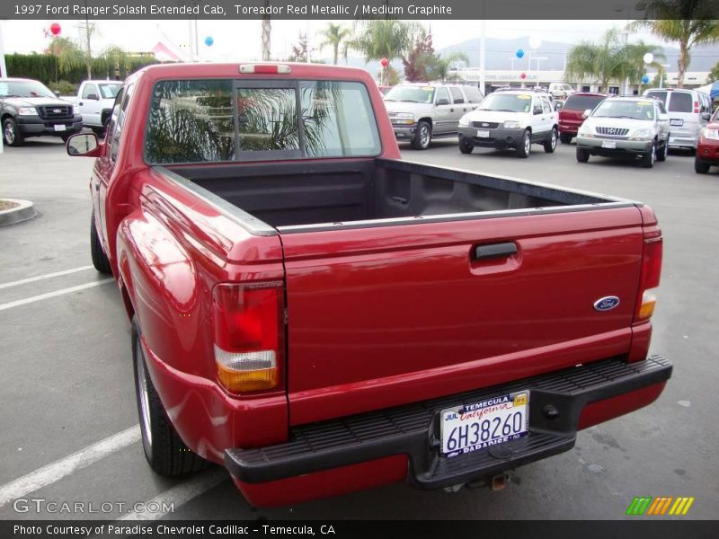 Toreador Red Metallic / Medium Graphite 1997 Ford Ranger Splash Extended Cab