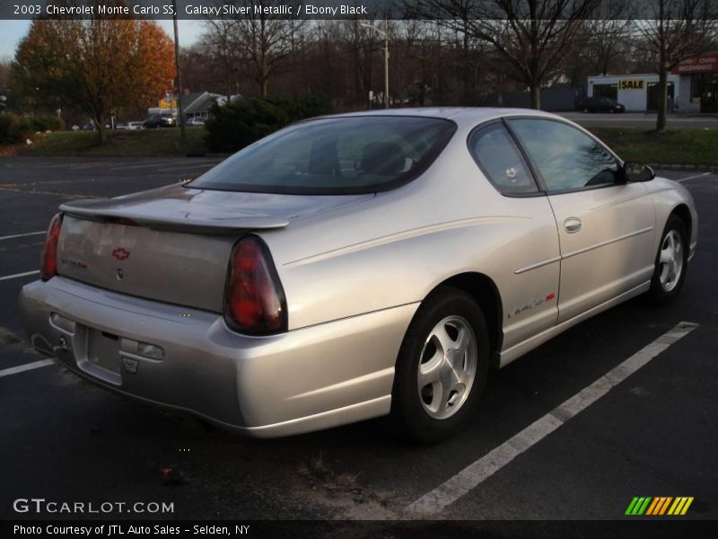 Galaxy Silver Metallic / Ebony Black 2003 Chevrolet Monte Carlo SS