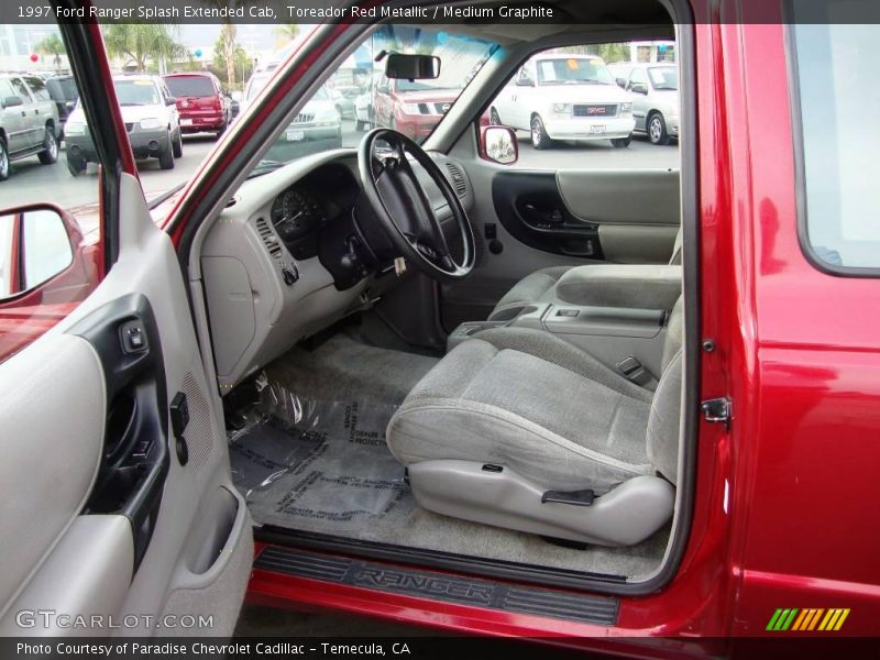 Toreador Red Metallic / Medium Graphite 1997 Ford Ranger Splash Extended Cab