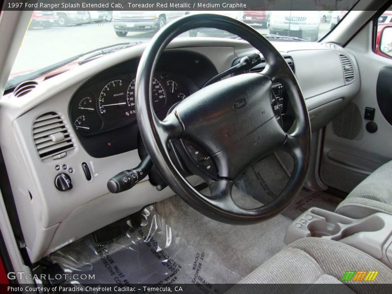 Toreador Red Metallic / Medium Graphite 1997 Ford Ranger Splash Extended Cab