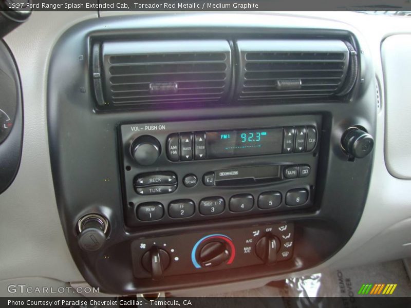 Toreador Red Metallic / Medium Graphite 1997 Ford Ranger Splash Extended Cab