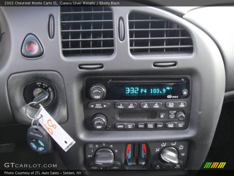 Galaxy Silver Metallic / Ebony Black 2003 Chevrolet Monte Carlo SS