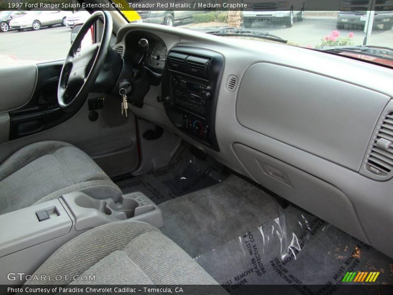 Toreador Red Metallic / Medium Graphite 1997 Ford Ranger Splash Extended Cab