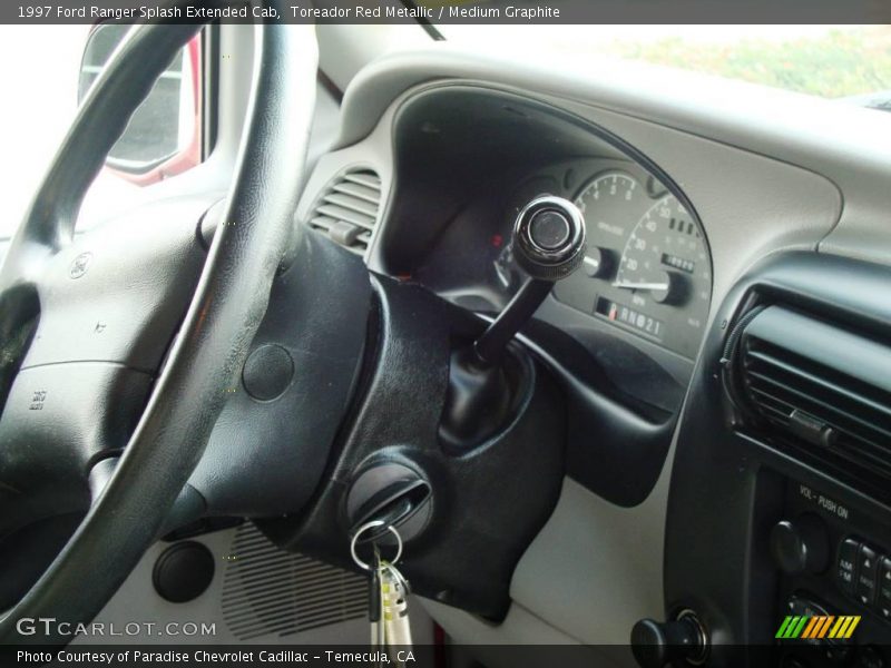 Toreador Red Metallic / Medium Graphite 1997 Ford Ranger Splash Extended Cab