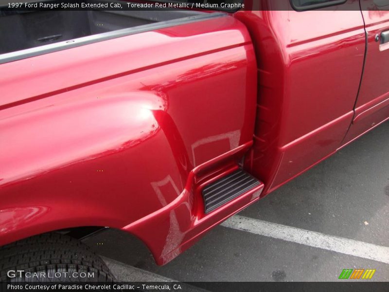 Toreador Red Metallic / Medium Graphite 1997 Ford Ranger Splash Extended Cab