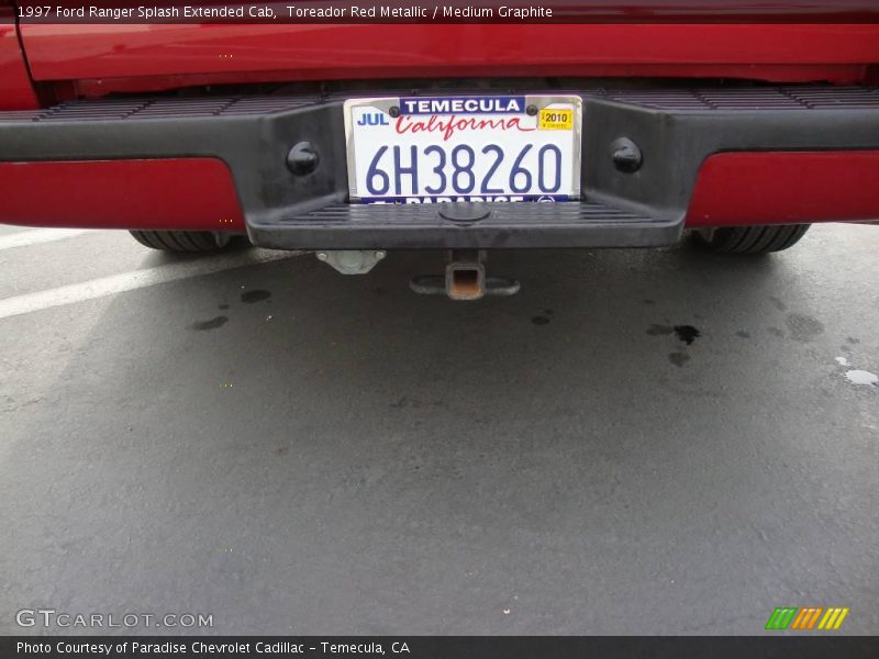 Toreador Red Metallic / Medium Graphite 1997 Ford Ranger Splash Extended Cab
