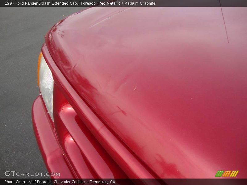 Toreador Red Metallic / Medium Graphite 1997 Ford Ranger Splash Extended Cab