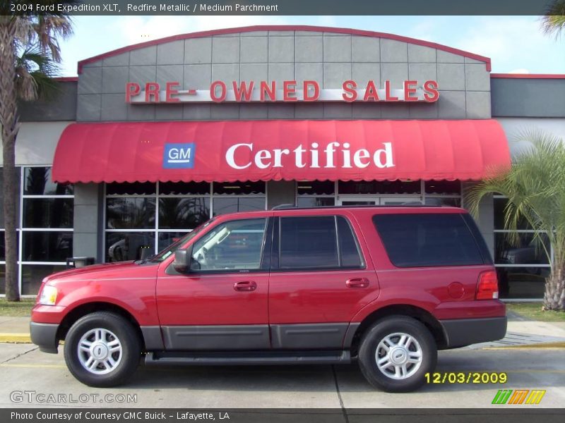 Redfire Metallic / Medium Parchment 2004 Ford Expedition XLT