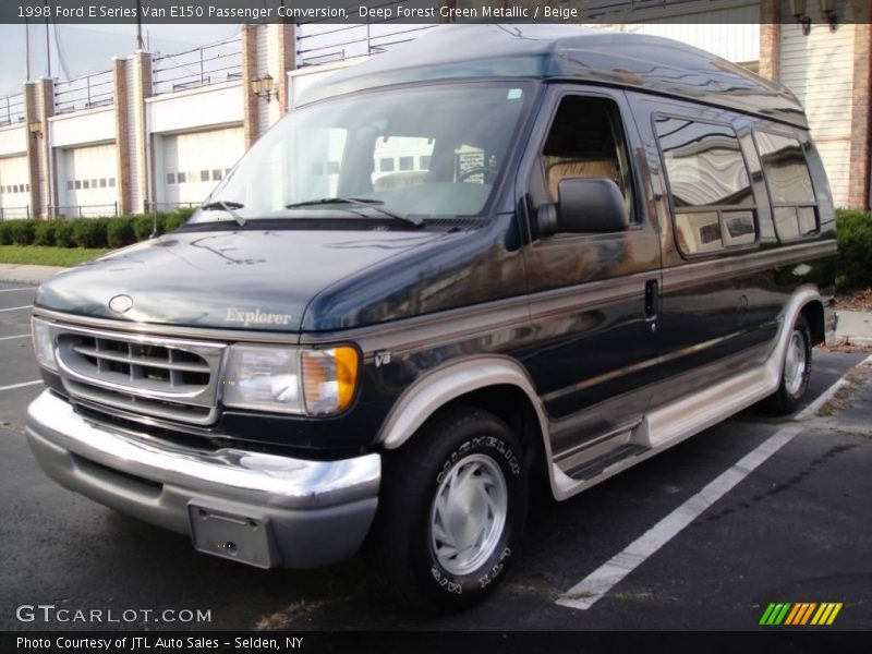 Deep Forest Green Metallic / Beige 1998 Ford E Series Van E150 Passenger Conversion