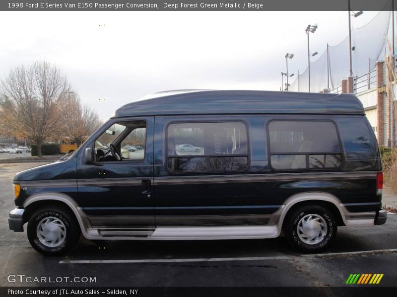Deep Forest Green Metallic / Beige 1998 Ford E Series Van E150 Passenger Conversion