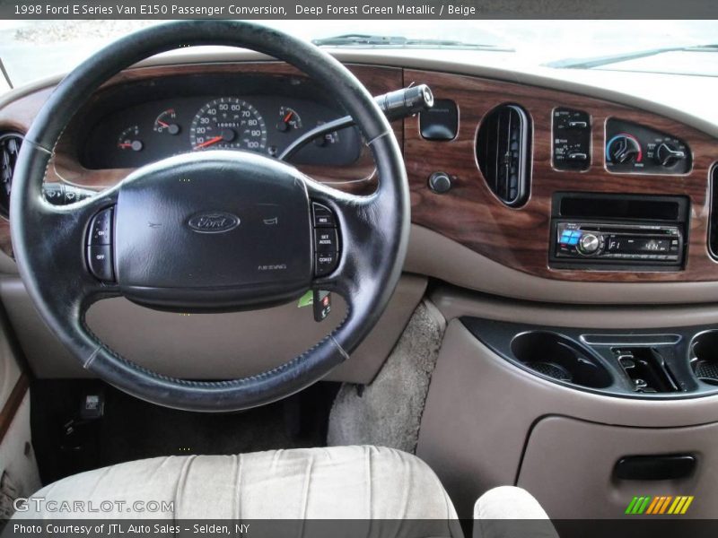 Deep Forest Green Metallic / Beige 1998 Ford E Series Van E150 Passenger Conversion