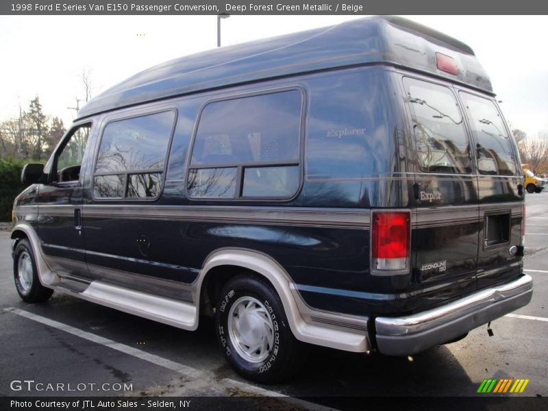 Deep Forest Green Metallic / Beige 1998 Ford E Series Van E150 Passenger Conversion