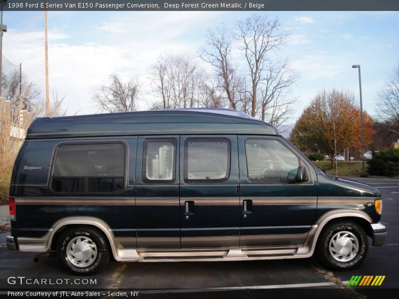 Deep Forest Green Metallic / Beige 1998 Ford E Series Van E150 Passenger Conversion