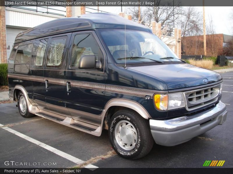 Deep Forest Green Metallic / Beige 1998 Ford E Series Van E150 Passenger Conversion