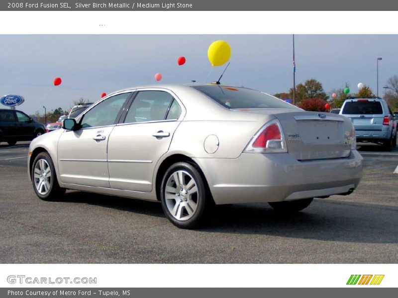 Silver Birch Metallic / Medium Light Stone 2008 Ford Fusion SEL