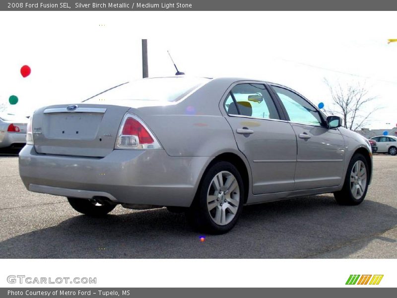 Silver Birch Metallic / Medium Light Stone 2008 Ford Fusion SEL