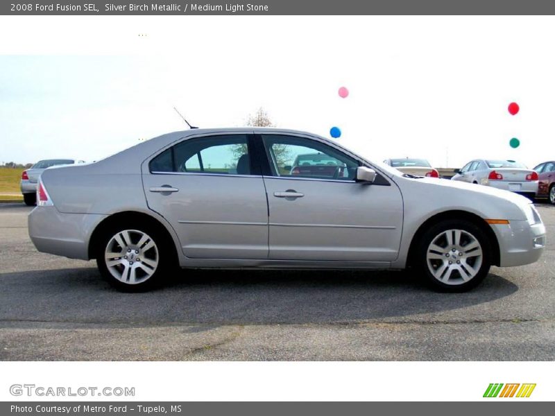 Silver Birch Metallic / Medium Light Stone 2008 Ford Fusion SEL