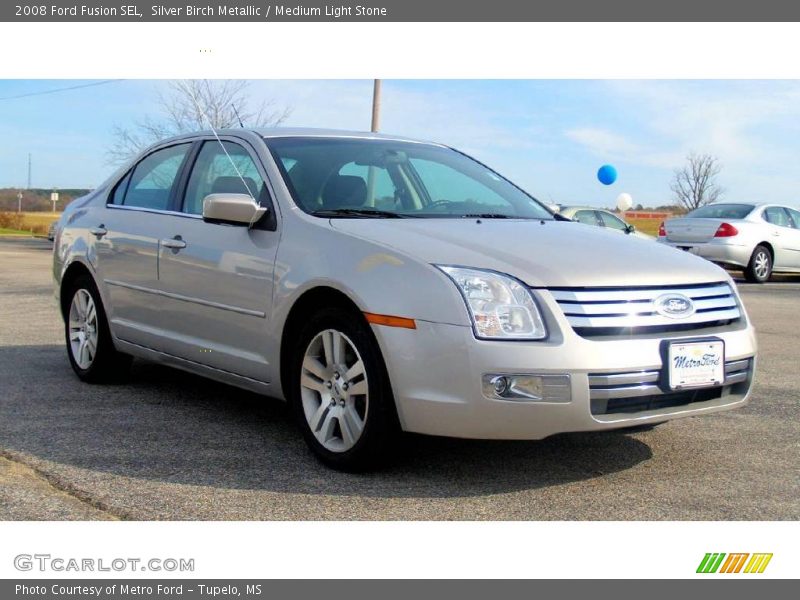 Silver Birch Metallic / Medium Light Stone 2008 Ford Fusion SEL