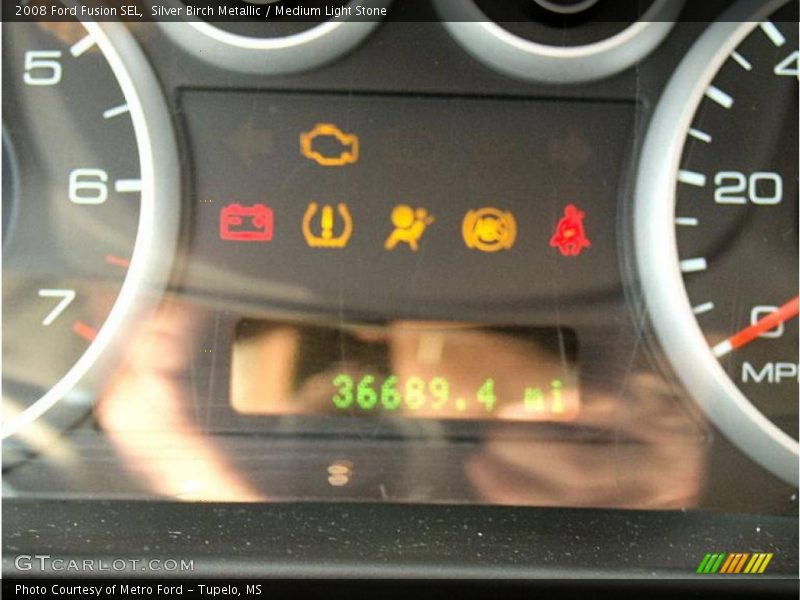 Silver Birch Metallic / Medium Light Stone 2008 Ford Fusion SEL