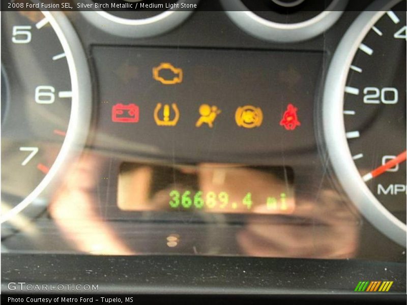 Silver Birch Metallic / Medium Light Stone 2008 Ford Fusion SEL