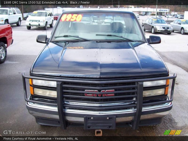 Black / Pewter 1998 GMC Sierra 1500 SLE Extended Cab 4x4