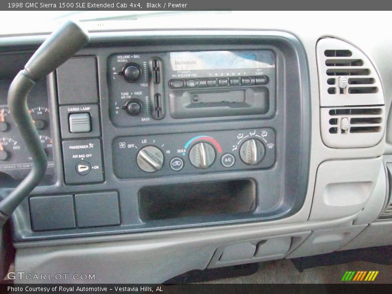 Black / Pewter 1998 GMC Sierra 1500 SLE Extended Cab 4x4