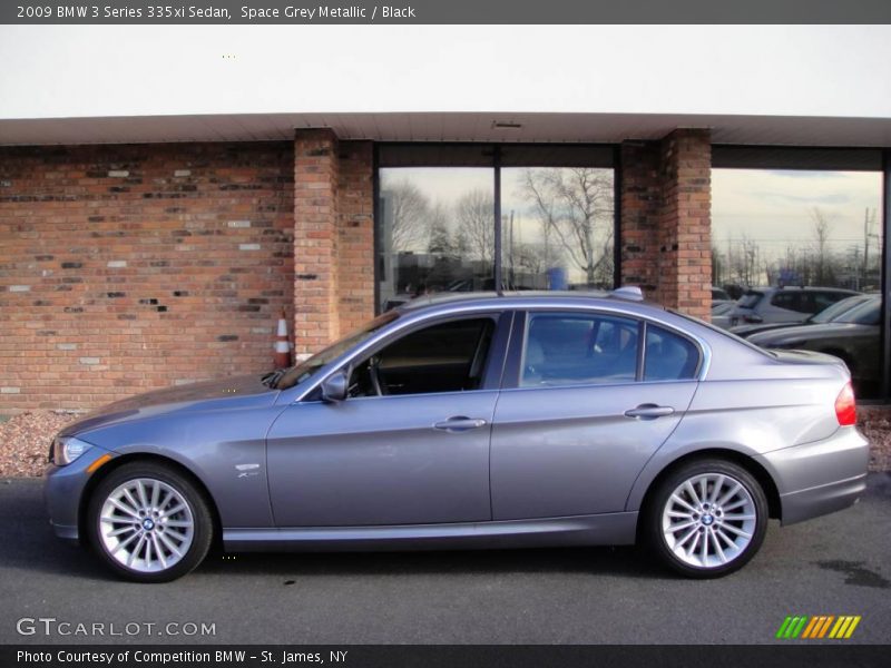 Space Grey Metallic / Black 2009 BMW 3 Series 335xi Sedan