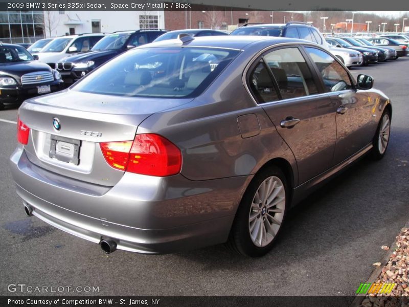 Space Grey Metallic / Black 2009 BMW 3 Series 335xi Sedan