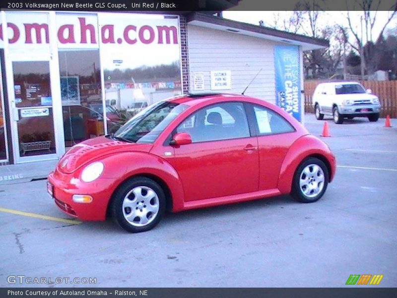 Uni Red / Black 2003 Volkswagen New Beetle GLS Coupe
