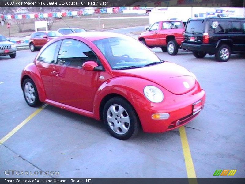 Uni Red / Black 2003 Volkswagen New Beetle GLS Coupe