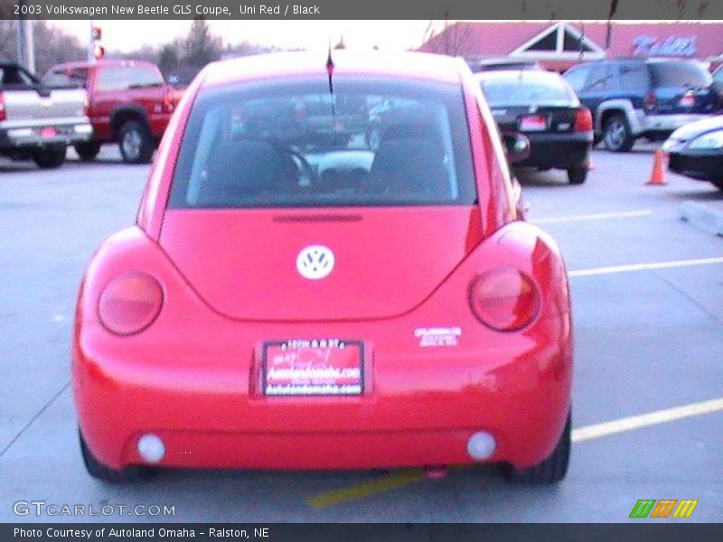 Uni Red / Black 2003 Volkswagen New Beetle GLS Coupe