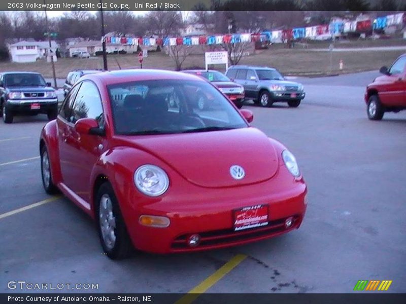 Uni Red / Black 2003 Volkswagen New Beetle GLS Coupe