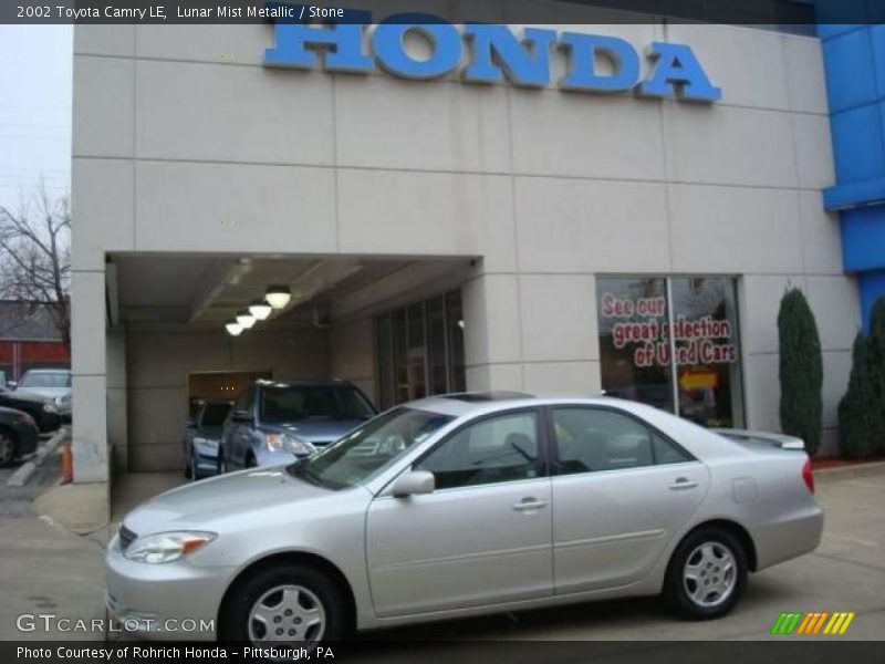 Lunar Mist Metallic / Stone 2002 Toyota Camry LE