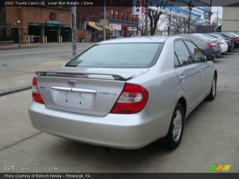 Lunar Mist Metallic / Stone 2002 Toyota Camry LE
