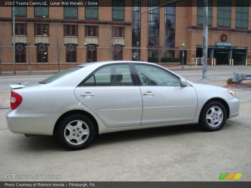 Lunar Mist Metallic / Stone 2002 Toyota Camry LE