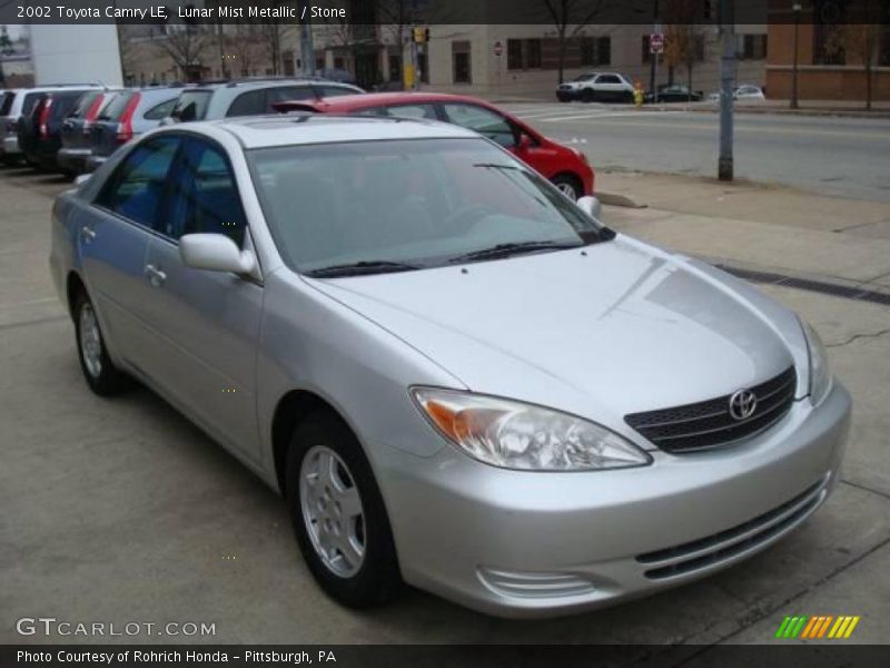 Lunar Mist Metallic / Stone 2002 Toyota Camry LE