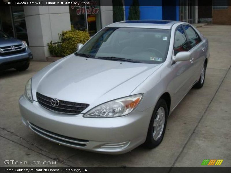 Lunar Mist Metallic / Stone 2002 Toyota Camry LE