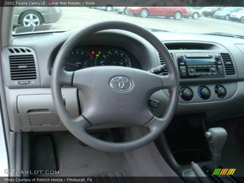 Lunar Mist Metallic / Stone 2002 Toyota Camry LE