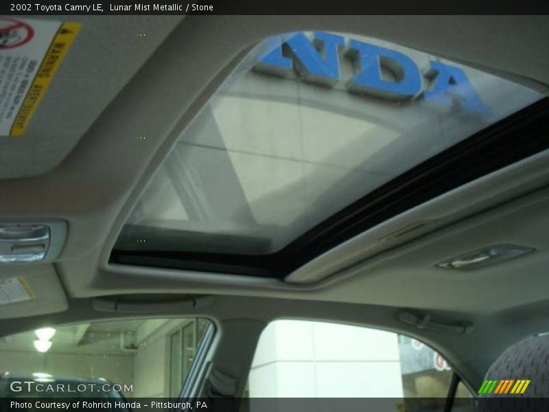 Lunar Mist Metallic / Stone 2002 Toyota Camry LE